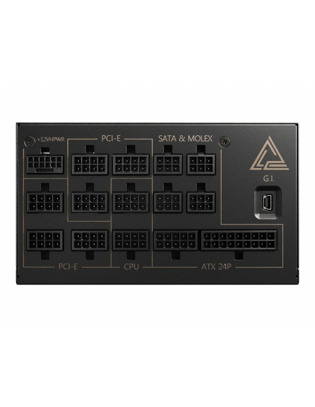 Power Supply, MSI, MEG AI1300P PCIE5, ATX, PC, 100 - 240 V, 1300 W, MEGAI1300PPCIE5