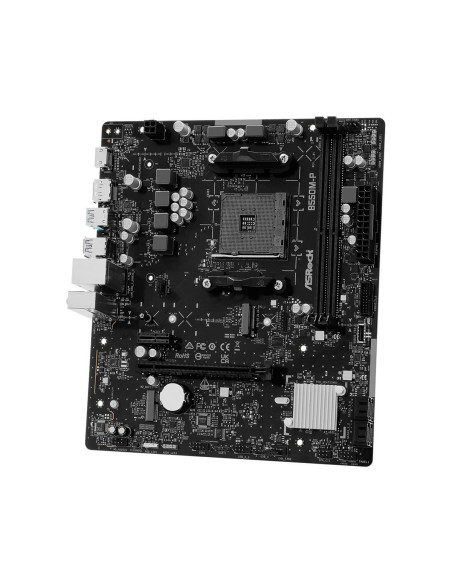 Mainboard, ASROCK, AMD B550, Socket AM4, micro ATX, RAM DDR4-SDRAM, 2xSlots, 1xNumber of M.2 (M) slots, B550M-P