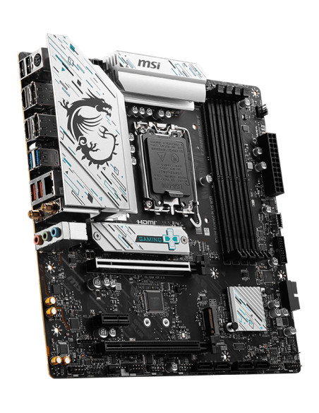 Mainboard, MSI, Intel B760 Express, LGA1700, Micro-ATX, Memory DDR5, Memory slots 4, 1xPCI-Express 3.0 1x, 1xPCI-Express 4.0 4x