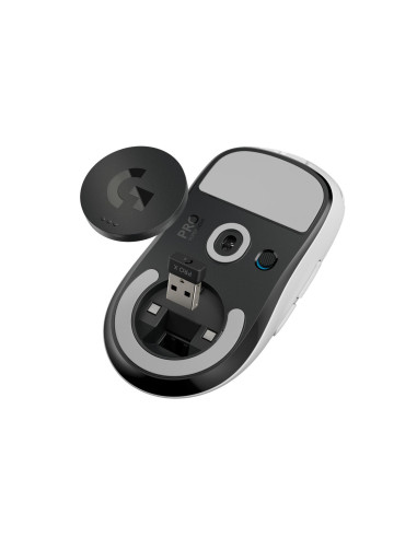 MOUSE USB OPTICAL WRL PRO X/WHITE 910-005943 LOGITECH