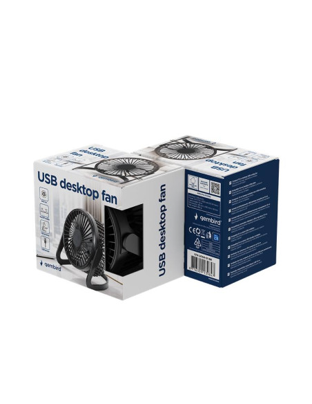 NB ACC USB DESKTOP FAN/BLACK UFAN-01-BK GEMBIRD