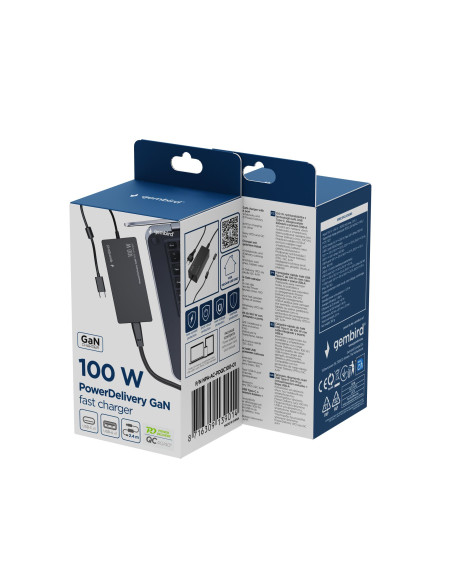 NB ACC AC ADAPTER 100W/NPA-AC-PDQC100-01 GEMBIRD