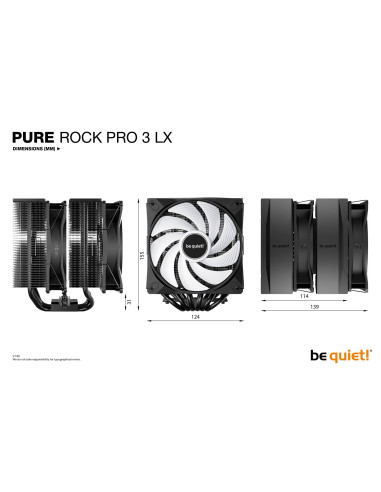 CPU COOLER S_MULTI/PURE ROCK PR3LX BK043 BE QUIET