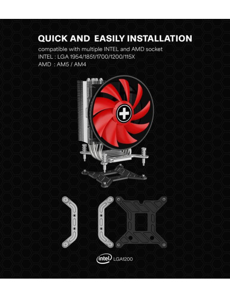 CPU COOLER MULTI SOCKET/XC049 XILENCE