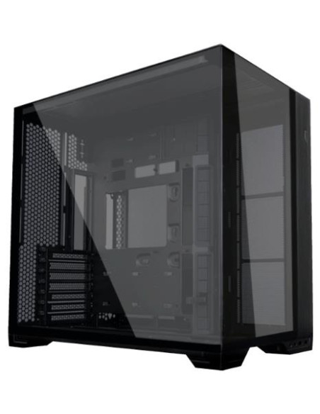 Case, LIAN LI, ATX/micro ATX/Mini-ITX/EATX, Black, Tower, PC, Lian Li 011 Vision COMPACT Black (G99.O11VPX.00), G99.O11VPX.00