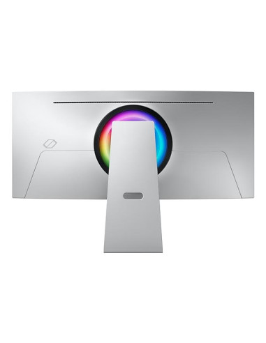 Monitor, SAMSUNG, 34", Gaming/Smart/Curved/21 : 9, Panel OLED, 3440x1440, 21:9, 175Hz, 0.03 ms, Speakers, Swivel, Height adjust