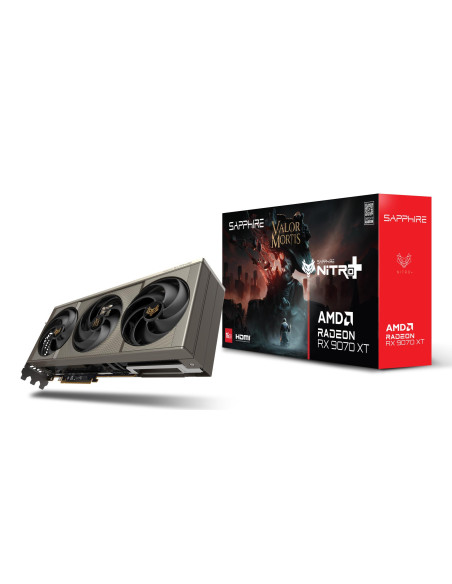 Graphics Card, SAPPHIRE, AMD, Radeon RX 9070 XT, 16 GB, GDDR6, 256 bit, PCI Express x16 5.0, Active, 11348-12-20G