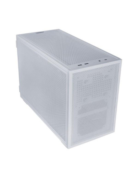 Case, LIAN LI, micro ATX/Mini-ITX, White, Mini Tower, PC, Lian Li B4-mATX Mesh White (G99.B4W.00), G99.B4W.00