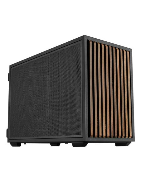 Case, LIAN LI, micro ATX/Mini-ITX, Black/Wood, Mini Tower, PC, Lian Li B4-mATX Wood (G99.B4X-WD.00), G99.B4X-WD.00