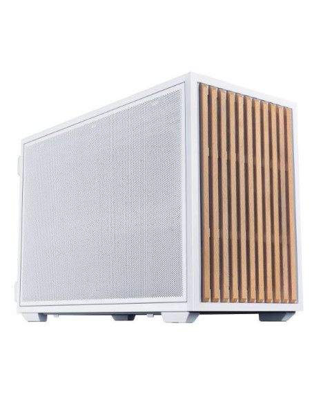 Case, LIAN LI, micro ATX/Mini-ITX, White/Wood, Mini Tower, PC, Lian Li B4-mATX Wood (G99.B4W-WD.00), G99.B4W-WD.00