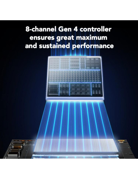 SSD, LEXAR, 600xTBW rating, MTBF 150000 h, Read speed 6500 MB/s, Write speed 2500 MB/s, PCI Express 4.0, M.2, 1000 GB, NQ780, L