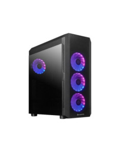 Case, CHIEFTEC, SCORPION 4, MiniTower, Case product features Transparent panel, Not included, ATX, MicroATX, MiniITX, Colour Bl