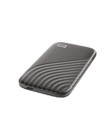 External SSD, WESTERN DIGITAL, My Passport, 1TB, USB-C, Write speed 1000 MBytes/sec, Read speed 1050 MBytes/sec, WDBAGF0010BGY-