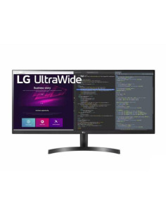 LCD Monitor, LG, 34WN750P-B, 34", 21 : 9, Panel IPS, 3440x1440, 21:9, 75Hz, 5 ms, Height adjustable, Tilt, 34WN750P-B
