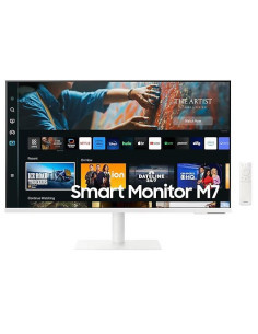 LCD Monitor, SAMSUNG, S32CM703UU, 32", TV Monitor/Smart/4K, Panel VA, 3840x2160, 16:9, 60Hz, Matte, 4 ms, Speakers, Swivel, Heig