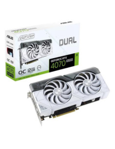 Graphics Card, ASUS, NVIDIA GeForce RTX 4070 SUPER, 12 GB, GDDR6X, 192 bit, PCIE 4.0 16x, Two and Half Slot Fansink, 1xHDMI, 3xD