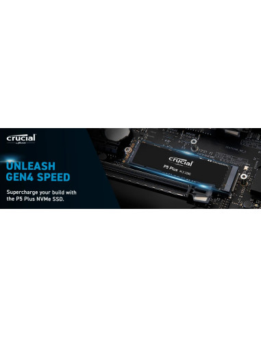 SSD, CRUCIAL, 1TB, M.2, PCIe Gen4, NVMe, Write speed 5000 MBytes/sec, Read speed 6600 MBytes/sec, TBW 600 TB, CT1000P5PSSD8