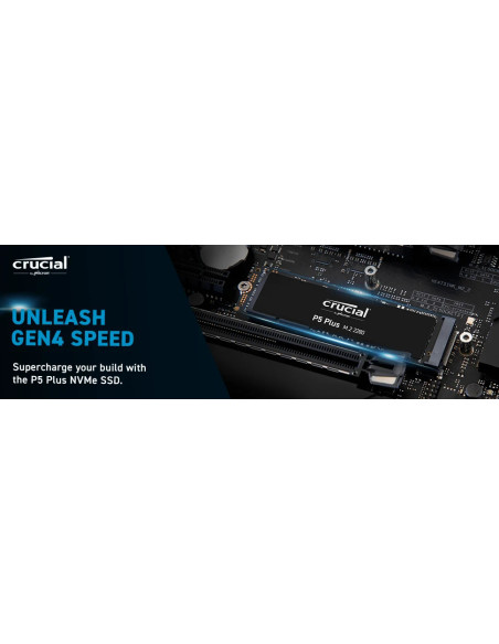 SSD, CRUCIAL, 1TB, M.2, PCIe Gen4, NVMe, Write speed 5000 MBytes/sec, Read speed 6600 MBytes/sec, TBW 600 TB, CT1000P5PSSD8