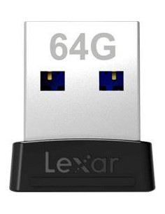 MEMORY DRIVE FLASH USB3.1 64GB/S47 LJDS47-64GABBK LEXAR