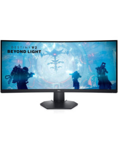 LCD Monitor, DELL, S3422DWG, 34", Gaming/Curved/21 : 9, Panel VA, 3440x1440, 21:9, 2 ms, Height adjustable, Tilt, 210-AZZE
