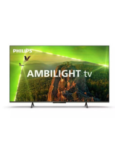 TV Set, PHILIPS, 55", 4K/Smart, 3840x2160, Wireless LAN, Bluetooth, Philips OS, Chrome, 55PUS8118/12