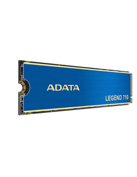 SSD, ADATA, LEGEND 710, 512GB, M.2, PCIE, NVMe, 3D NAND, Write speed 1000 MBytes/sec, Read speed 2400 MBytes/sec, TBW 130 TB, MT