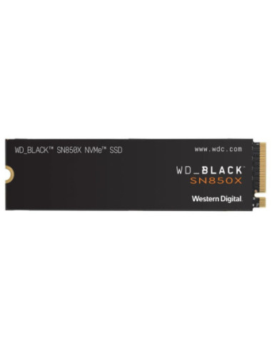 SSD, WESTERN DIGITAL, Black SN850X, 2TB, M.2, PCIE, NVMe, Write speed 6600 MBytes/sec, Read speed 7300 MBytes/sec, 2.38mm, TBW 