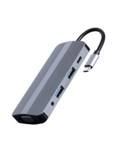 I/O ADAPTER USB-C TO HDMI/USB3/8IN1 A-CM-COMBO8-02 GEMBIRD