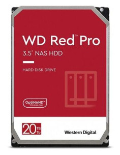 HDD, WESTERN DIGITAL, Red Pro, 20TB, SATA, 512 MB, 7200 rpm, 3,5", WD201KFGX