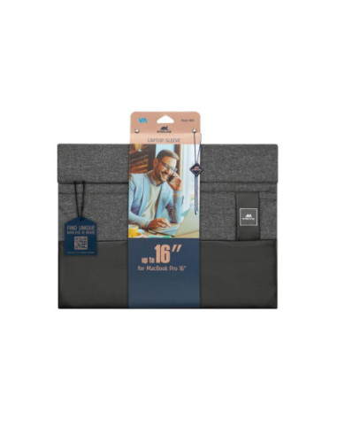 NB SLEEVE ULTRABOOK 15.6"/8805 BLACK MELANGE RIVACASE