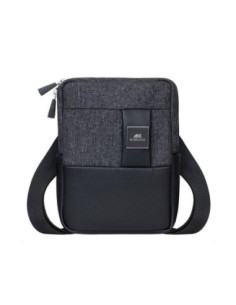 TABLET CASE CROSSBODY 8"/8810 BLACK MELANGE RIVACASE