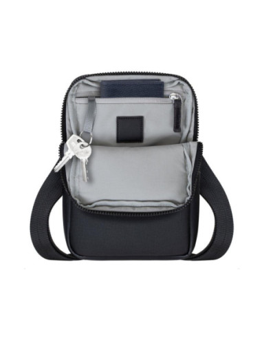 TABLET CASE CROSSBODY 8"/8810 BLACK MELANGE RIVACASE