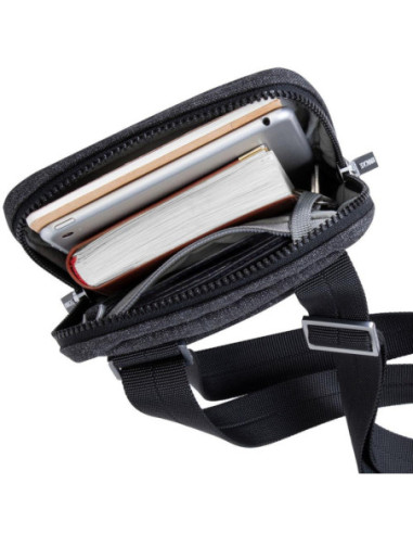 TABLET CASE CROSSBODY 8"/8810 BLACK MELANGE RIVACASE