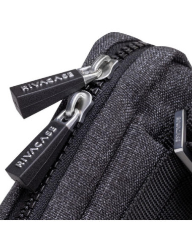 TABLET CASE CROSSBODY 8"/8810 BLACK MELANGE RIVACASE