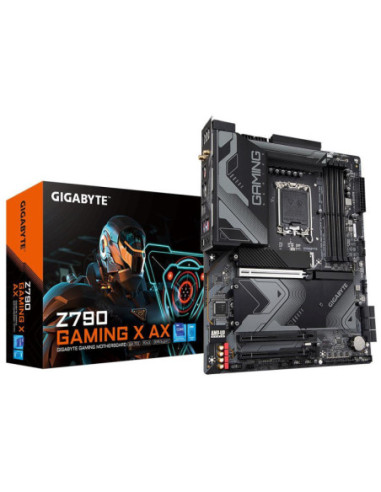 Mainboard, GIGABYTE, Intel Z790, LGA1700, ATX, Memory DDR5, Memory slots 4, 1xPCI-Express 4.0 16x, 1xPCI-Express 5.0 16x, 4xM.2