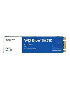 SSD, WESTERN DIGITAL, Blue SA510, 2TB, SATA 3.0, 3D NAND, Write speed 520 MBytes/sec, Read speed 560 MBytes/sec, M.2, TBW 500 TB