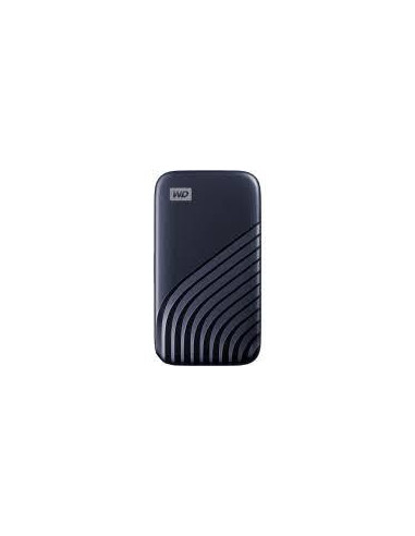 External SSD, WESTERN DIGITAL, My Passport, 1TB, USB-C, Write speed 1000 MBytes/sec, Read speed 1050 MBytes/sec, WDBAGF0010BBL-