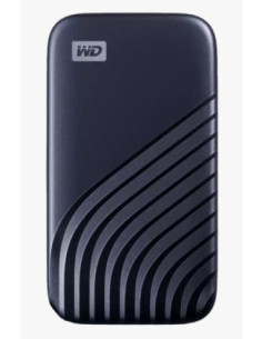 External SSD, WESTERN DIGITAL, My Passport, 500GB, USB-C, Write speed 1000 MBytes/sec, Read speed 1050 MBytes/sec, Proprietary,