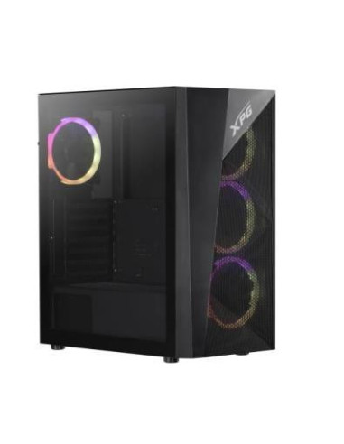 Case, ADATA, XPG LANDER 500, MidiTower, Case product features Transparent panel, Not included, ATX, MicroATX, MiniITX, Colour B