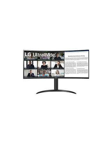 LCD Monitor, LG, 34WR55QC-B, 34", Business/Curved/21 : 9, Panel VA, 3440x1440, 21:9, 100 Hz, 5 ms, 34WR55QC-B
