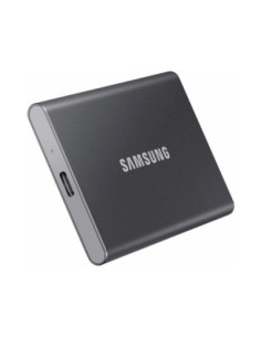 External SSD, SAMSUNG, T7, 500GB, USB 3.2, Write speed 1000 MBytes/sec, Read speed 1050 MBytes/sec, MU-PC500T/WW