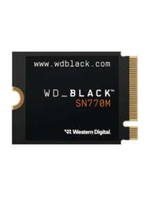 SSD, WESTERN DIGITAL, Black SN770M, 2TB, M.2, PCIe Gen4, NVMe, Write speed 4850 MBytes/sec, Read speed 5150 MBytes/sec, 2.38mm, 