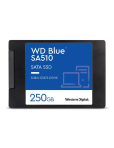 SSD, WESTERN DIGITAL, Blue SA510, 250GB, SATA 3.0, Write speed 440 MBytes/sec, Read speed 555 MBytes/sec, 2,5", TBW 100 TB, MTBF