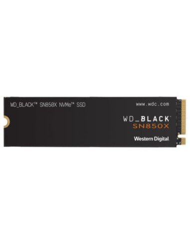 SSD, WESTERN DIGITAL, Black SN850X, 1TB, M.2, PCIE, NVMe, Write speed 6300 MBytes/sec, Read speed 7300 MBytes/sec, 2.38mm, TBW 