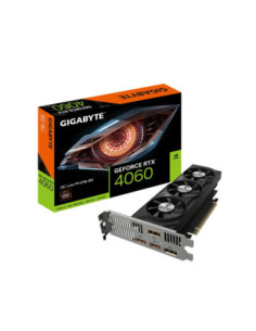 Graphics Card, GIGABYTE, NVIDIA GeForce RTX 4060, 8 GB, GDDR6, 128 bit, PCIE 4.0 16x, GPU 2475 MHz, 2xHDMI, 2xDisplayPort, GV-N4