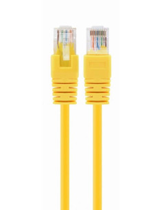 PATCH CABLE CAT5E UTP 0.25M/YELLOW PP12-0.25M/Y GEMBIRD