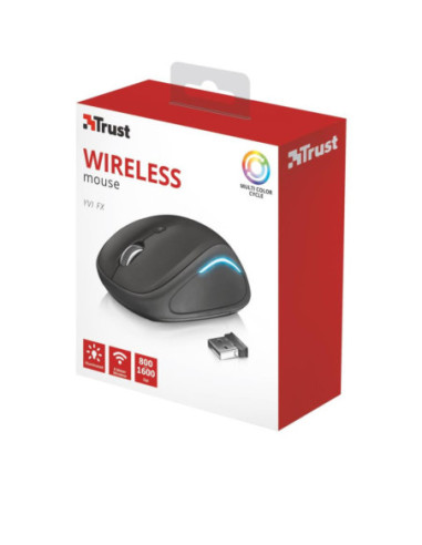 MOUSE USB OPTICAL WRL YVI FX/BLACK 22333 TRUST