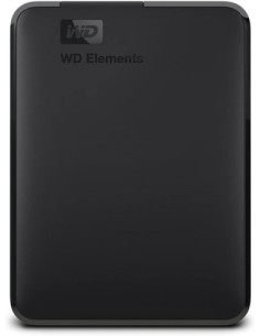 External HDD, WESTERN DIGITAL, Elements Portable, WDBU6Y0050BBK-WESN, 5TB, USB 3.0, Colour Black, WDBU6Y0050BBK-WESN