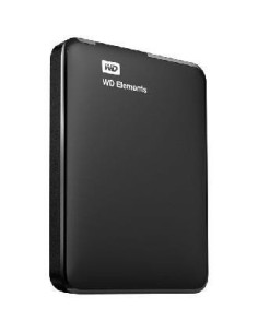 External HDD, WESTERN DIGITAL, Elements Portable, 1TB, USB 3.0, Colour Black, WDBUZG0010BBK-WESN