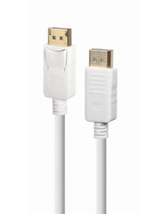 CABLE DISPLAY PORT 1.8M/WHITE CC-DP2-6-W GEMBIRD